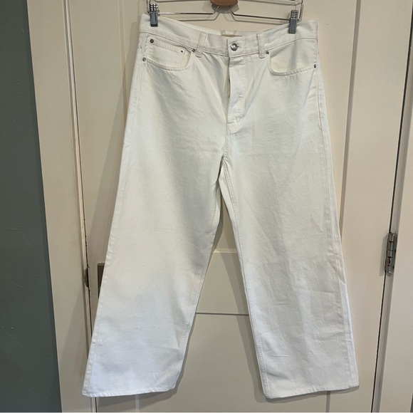 Madewell White Low Slung Baggy Jeans Size 28 - Picture 4 of 10